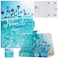 Artyond Universal 7585 inch Tablet Case MultiAngle Stand Case with Cards Slots Magnetic Buckle Cover for iPad miniKindleAndroidGalaxy Tab Other 7585 inch Tablet Coconut Ocean