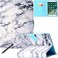 NewShine Universal Case for 7985 Inch Tablet Newshine PU Leather Stand Folio Case for iPad mini 1234 Galaxy Tab 34Note 80 Amazon Kindle Fire HDHDX 80 and Other 80 Models New Marble