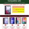 UUcovers Folio Case for Samsung Galaxy Tab A7 Lite 87 2021 Model SMT225T220 with Pencil Holder Pockets MultiViewing Stand Magnetic Lightweight PU Leather Shockproof Cover Purple Palm Flamingo