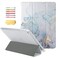 UUcovers iPad 102 Case 9th8th7th Generation 202120202019iPad Air 3 105 3rd Gen Pro 105 Trifold Smart Folio Stand Clear TPU Back Cover with Pencil Holder Auto WakeSleep Gold Marble