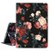 Vimorco for iPad Air 297 inch 20182017 Case Soft TPU Back Cover Folio Leather Adjustable Stand Auto WakeSleep Drop Resistance Black Red Flower