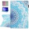 YUNHOTIC Case for Samsung Galaxy Tab A7 Lite 87 inch SMT220T225T227 2021 Model Premium PU Leather Folding Stand Cover with Pen Holder Multiple Viewing Angles Mandala