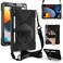 ZenRich Shockproof Case for iPad 9th8th7th Generation 102 inch 202120202019 Heavy Duty Rugged Case with Pencil Holder360 Rotating KickstandHandleCarrying Strap Black