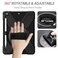 ZenRich Shockproof Case for iPad 9th8th7th Generation 102 inch 202120202019 Heavy Duty Rugged Case with Pencil Holder360 Rotating KickstandHandleCarrying Strap Black