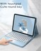 HENGHUI Keyboard Case for iPad mini 5th Generation Mini 4 79 Case with Cute Round Key Candy Color Touchpad KeyboardPink
