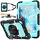 SEYMAC stock Case for iPad mini 54 with Screen Protector Pencil Holder 360 Rotating Hand Strap Stand DropProof Case for iPad mini 5th4th Generation 79 inch SkyBlueBlack
