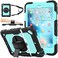 SEYMAC stock Case for iPad mini 54 with Screen Protector Pencil Holder 360 Rotating Hand Strap Stand DropProof Case for iPad mini 5th4th Generation 79 inch SkyBlueBlack