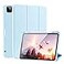 SIWENGDE Case for iPad Pro 11 Inch 4th3rd2nd Generation 202220212020 with Pencil Holder Support iPad 2nd Pencil Charging Slim Trifold Stand Smart Protective Cover Auto WakeSleepLight Blue