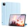 SIWENGDE Case for iPad Pro 11 Inch 4th3rd2nd Generation 202220212020 with Pencil Holder Support iPad 2nd Pencil Charging Slim Trifold Stand Smart Protective Cover Auto WakeSleepLight Blue
