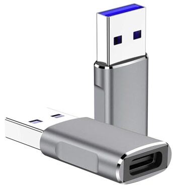 QCEs 10Gbps USB C Female to USB Male Adapter 2 Pack USB 31 Gen2 to USB C Adapter DoubleSided Data Transfer and 60W Fast Charging Connector Compatible with iPhone 15iPadAir PodsQuest Link