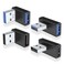 AreMe 90 Degree USB 30 Adapter 4 Pack UpDown LeftRight Angle Black
