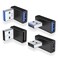 AreMe 90 Degree USB 30 Adapter 4 Pack UpDown LeftRight Angle Black