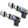 Tciogrxp USBC Adapter 2 Pack with 4 Connector TipsDetachable USB C Adapter 240W 90 Degree Magnetic USBC Extender Compatible with Thunderbolt 34 USB4 40Gbps 8K 60Hz MacBook ProAir Laptop PC