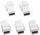 AAOTOKK USB 30 A Keystone Adapter Female to Female USB 30 A Keystone Jack Insert Socket Coupler Adapter for Wall Plate Outlet Panel White5 Pack