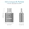 AIYEEN USB C to USB Adapter2 Pack USB C Male to USB 30 Female Adapter OTG Converter Compatible with MacBook Pro 201920182017MacBook Air 2018 and More TypeC Devices Gray