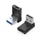 AreMe 2 Pack 90 Degree Right Angle USB A to USB C Adapter