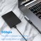 AreMe 90 Degree USB 30 Adapter 2 Pack Left and Right Angle USB A Male to Female Converter Extender for PC Laptop USB A Charger Power Bank and More Grey
