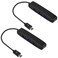 AuviPal 3Port Micro USB OTG Hub Adapter 3 USB Ports Power Port for Fire Stick 4K PlayStation Classic Raspberry Pi Zero Sega Genesis Mini SNES Classic Mini and More 2 Pack