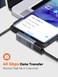 CableCreation 90 Degree USB C Adapter 2 Pack Right Angle USB C Male to Female Adapter 40Gbps 240W Compatible with Steam Deck ROG Ally Switch Notebook PC Tablet Phone and More Middle Angle
