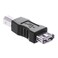 DSYJ 01252 USB Type A Female to USB Type B Male Adapter USBAFUSBBM
