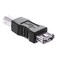 DSYJ 01252 USB Type A Female to USB Type B Male Adapter USBAFUSBBM