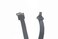 LY tech Soft Flat Slim Thin Ribbon Micro USB Male 90 Degree Angled to Standard USB A Male 90 Degree Angled for sync and Charging Black 5CM Micro USB 1 to Standard USB A Down