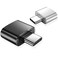 Mepsies USB C to USB Adapter Pack of 2 USB C OTG Adapter Type C to USBA Converter Compatible with iPhone 171615 Galaxy S25S24S23 iPad MacBook and More Black and Silver
