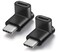 URWOOW Right Angle Type C USB 31 Adapter Extension 90 Degree Male to Female Right Left Angled Extension 2 Pack