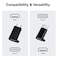 AIYEEN USBC to USB30 Adapter USBC Female to USBA Male TypeC to MicroUSB Adapter Micro USB Female to USB C Male Adapters with Lanyard 4 Pack for MacBook Pro Samsung PC
