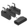UseBean USBC 90 Degree Adapter 4Pack USB C Right Angle Adapter 100W 20Gbps 4K Video USBC Male to Female USBC L Shape Extender for iPhone 16 MacBook ROG Ally Steam Deck Switch Galaxy S25