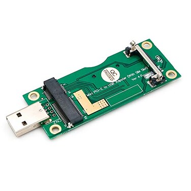 HLT Mini PCIE to USB Adapter with SIM Card Slot for Module Transfer to USB Interface