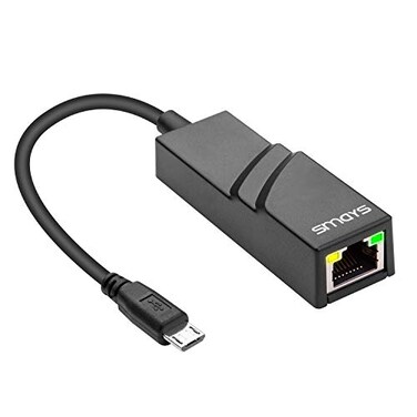 Smays Micro USB OTG Ethernet Adapter for Raspberry Pi Zero Android Tablets 60 Phones Samsung Galaxy Tab Pro 101 USB to RJ45 Wired LAN Network Adapter