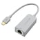 Cable Matters USB C to Ethernet Adapter with 1Gbps PXE MAC Address Clone Thunderbolt to Ethernet Adapter Gigabit Network to USB C in Gray Compatible with MacBook Pro XPS Surface Pro