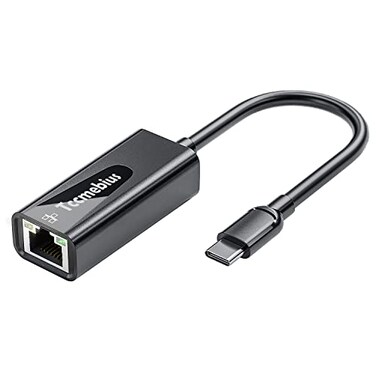 Tccmebius USB C Ethernet Adapter USB C to 10 100 RJ45 Network LAN Wired Adapter for MacBook ProAir iPad Pro Dell XPS MateBook Smartphone Compatible Windows 7810 Mac OS TCCS20C