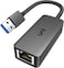 uni USB to Ethernet Adapter Driver Free USB 30 to Gigabit Ethernet LAN Network Adapter 1001000 Mbps RJ45 Internet Adapter Compatible with Laptop MacBook Surface PC with Windows XP MacLinux