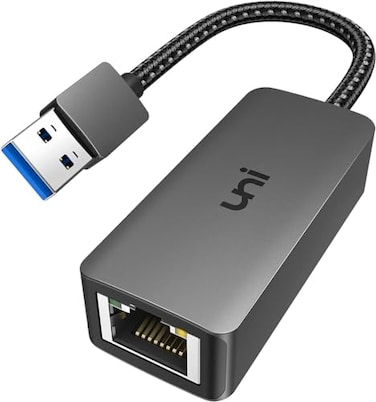 uni USB to Ethernet Adapter Driver Free USB 30 to Gigabit Ethernet LAN Network Adapter 1001000 Mbps RJ45 Internet Adapter Compatible with Laptop MacBook Surface PC with Windows XP MacLinux