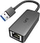 uni USB to Ethernet Adapter Driver Free USB 30 to Gigabit Ethernet LAN Network Adapter 1001000 Mbps RJ45 Internet Adapter Compatible with Laptop MacBook Surface PC with Windows XP MacLinux