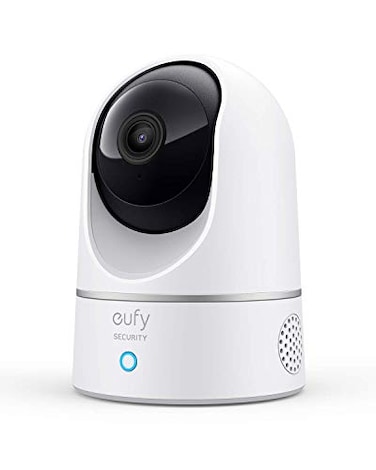 eufy Security 2K Indoor Cam Pan Tilt Plugin Security Indoor Camera with WiFi IP Camera Human Pet AI Voice Assistant Compatibility Motion Tracking HomeBase Not Required Renewed