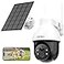 aosu Solar Security Camera Wireless Outdoor System 3K5MP Battery Powered WiFi Camera for Home Security Panoramic PTZ Auto Tracking HumanVehicle Detection Night Vision Spotlights 2Way Talk