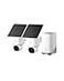 eufy Security SoloCam E42 2Cam Kit 4K Security Camera Wireless Outdoor Solar Powered AI Motion Tracking Strobe Light Pan Tilt Facial Recognition Builtin Local Storage Up to 16TB