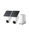 eufy Security SoloCam E42 2Cam Kit 4K Security Camera Wireless Outdoor Solar Powered AI Motion Tracking Strobe Light Pan Tilt Facial Recognition Builtin Local Storage Up to 16TB
