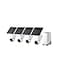 eufy Security SoloCam E42 4Cam Kit 4K Security Camera Wireless Outdoor Solar Powered AI Motion Tracking Strobe Light Pan Tilt Facial Recognition Builtin Local Storage Up to 16TB