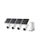 eufy Security SoloCam E42 4Cam Kit 4K Security Camera Wireless Outdoor Solar Powered AI Motion Tracking Strobe Light Pan Tilt Facial Recognition Builtin Local Storage Up to 16TB