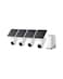 eufy Security SoloCam E42 4Cam Kit 4K Security Camera Wireless Outdoor Solar Powered AI Motion Tracking Strobe Light Pan Tilt Facial Recognition Builtin Local Storage Up to 16TB