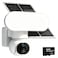 AQUZO Solar Security Camera Wireless 1500LM Floodlight 2K PTZ