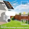 AQUZO Solar Security Camera Wireless 1500LM Floodlight 2K PTZ