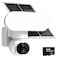 AQUZO Solar Security Camera Wireless 1500LM Floodlight 2K PTZ