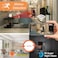 KANUIMA Wireless Home Security Camera with Night Light 4K Night Vision Motion Detection 247 Recording SDCloud StorageWiFi Camera Baby Monitor Indoor Surveillance Cameras Nanny Cam Black