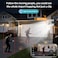 LETSCEE Dual Lens WiFi Security Camera Outdoor5G24G PTZ Outdoor Auto TrackingHOM Security Surveillance System CameraWiFiNight Vision724 Recording