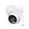 Real HD 6MP AddOn Full Color Night Vision Dome IP Camera for IP NVR Systems with Visiable White Lights 105 Viewing Angle Outdoor Compatible with k NVR NDAA Compliant